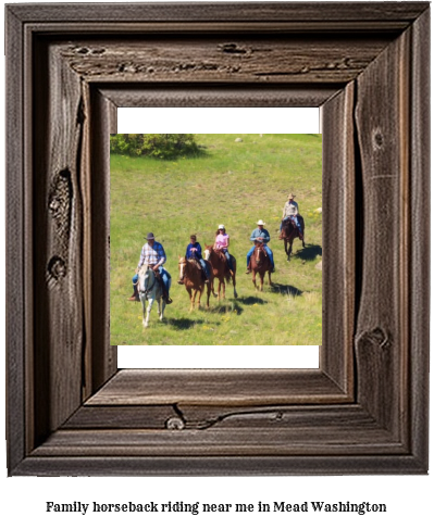 family horseback riding near me in Mead, Washington